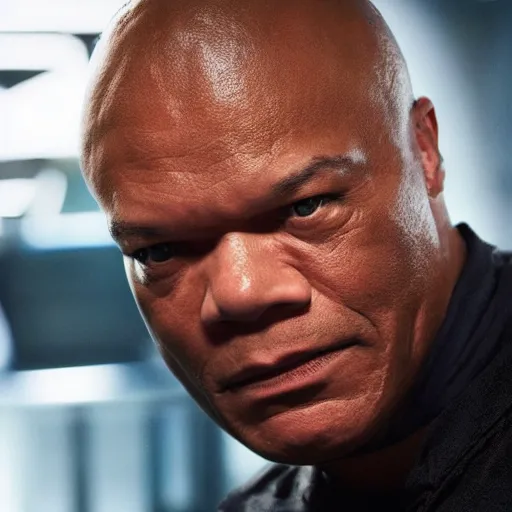 Image similar to Teal'c from Stargate SG1 in The Expanse