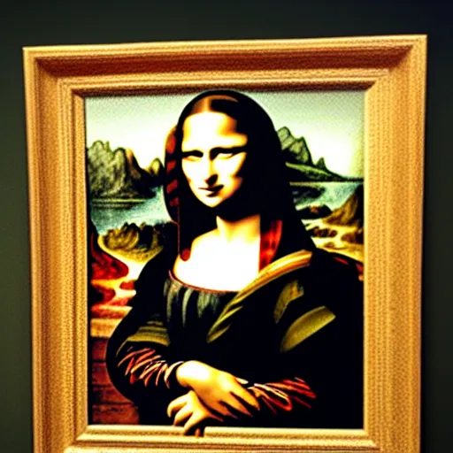 Image similar to lady gaga as mona lisa,