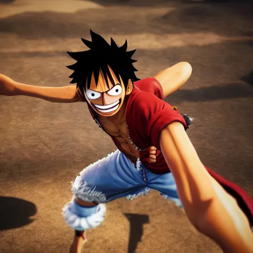 prompthunt: hyperrealistic gear 5 luffy, anime, 4k