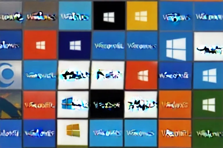 Image similar to Microsoft Windows Logo History