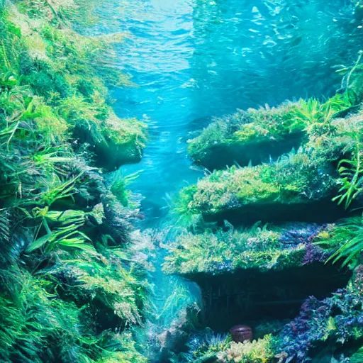 Image similar to swimmingforest