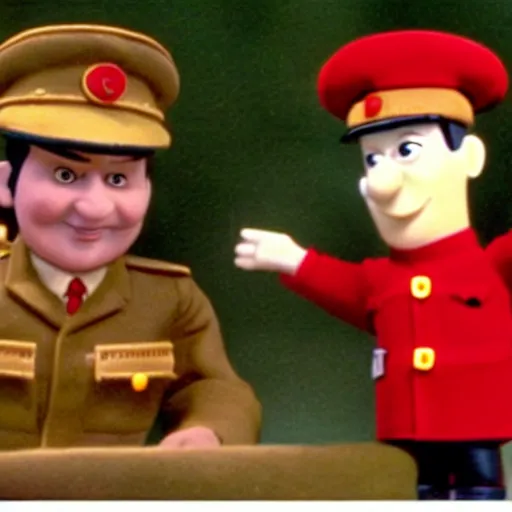 Image similar to herman goering in postman pat, bbc