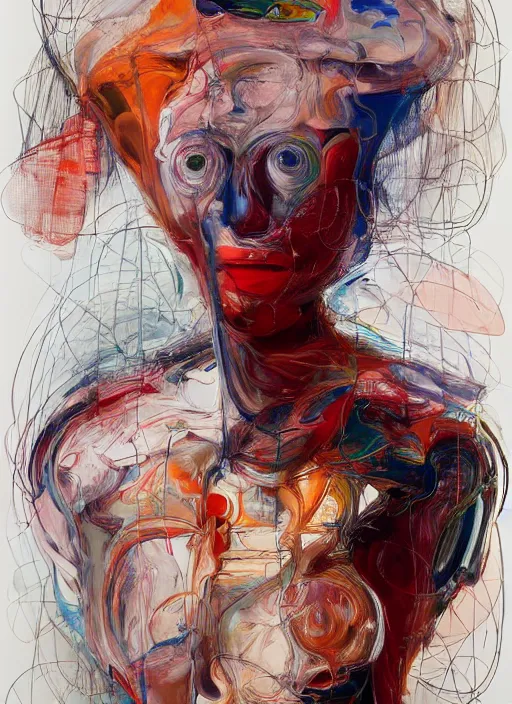 Image similar to it is only with the heart that one can see rightly ; what is essential is invisible to the eye. full body by jenny saville, scifi, neo - gothic, intricate, rich deep colors. part by james jean, part by adrian ghenie and gerhard richter.