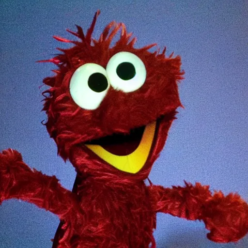 Image similar to nightmare Elmo