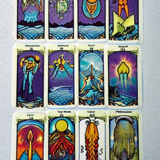 Prompt: Aquarius tarot