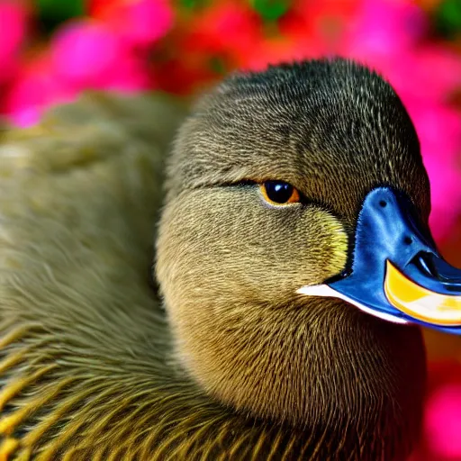 Prompt: a duck - cat - hybrid with a beak, animal photography, wildlife photo