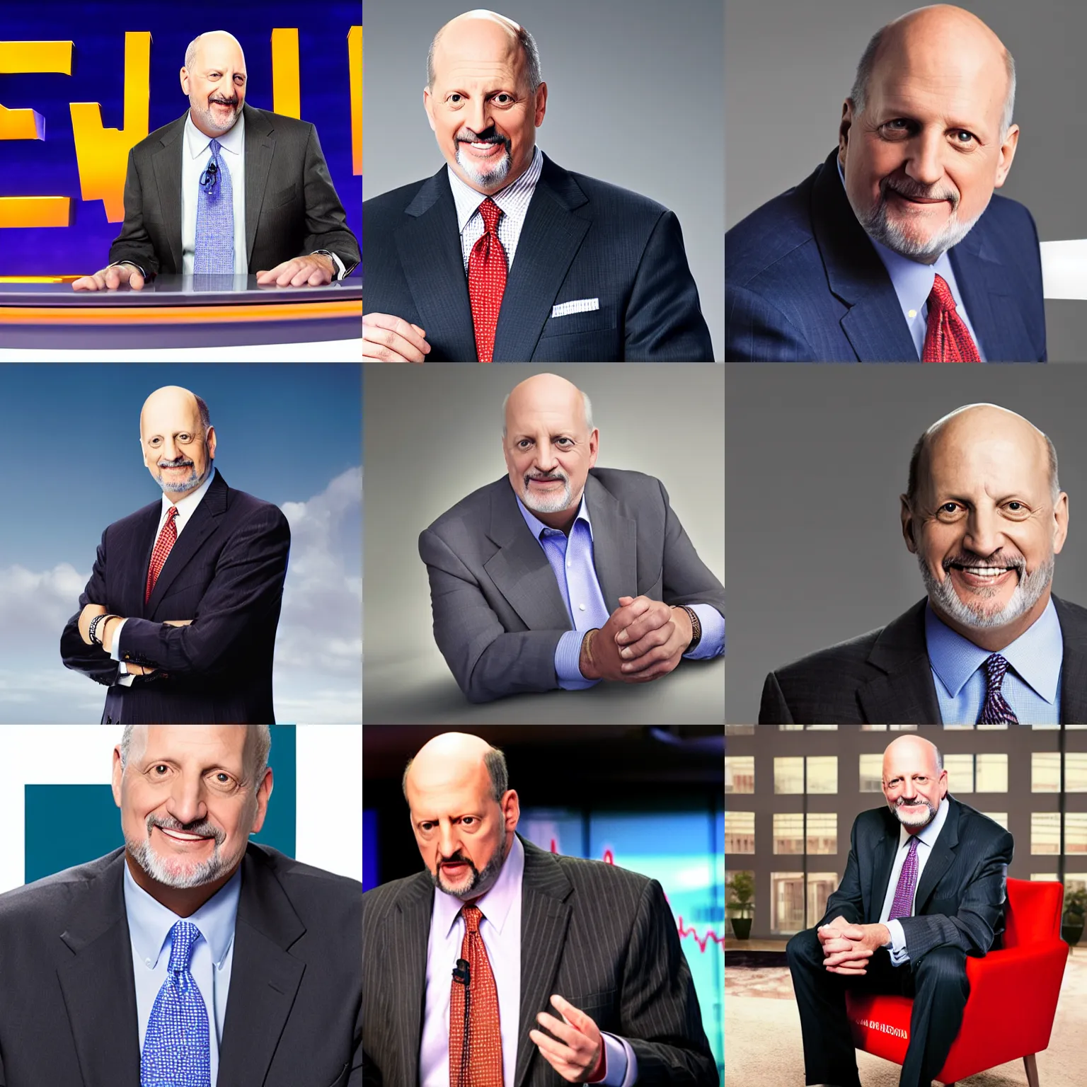 Prompt: jim cramer, calling the bottom, promotional materials 7 0 4