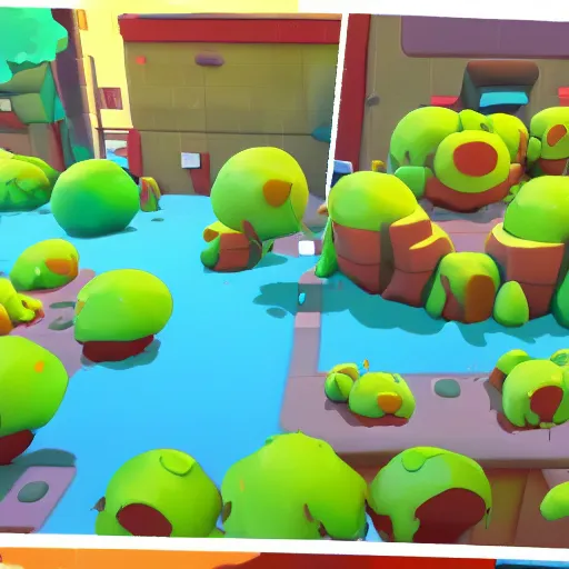 Minecraft Slime Rancher Full View Graphic · Creative Fabrica