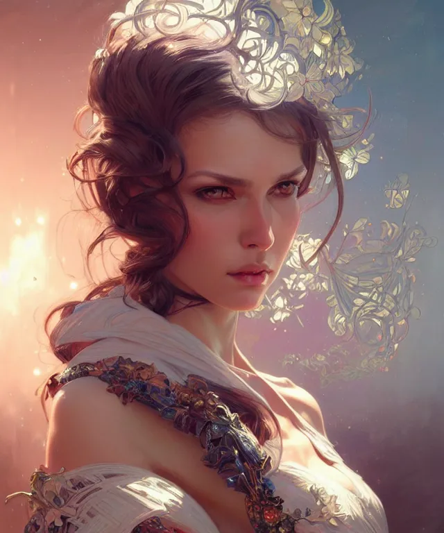 Image similar to Lucien Foort, DJ, fantasy, intricate, elegant, highly detailed, digital painting, artstation, concept art, smooth, sharp focus, illustration, art by artgerm and greg rutkowski and alphonse mucha