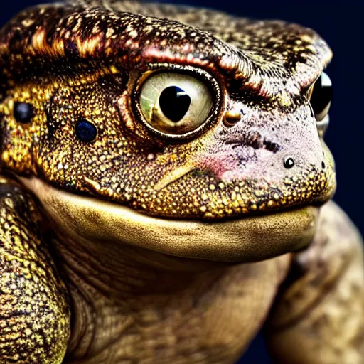 Prompt: stunning award winning hyperrealistic hdr 8 k highly detailed portrait photo of toad as a real human