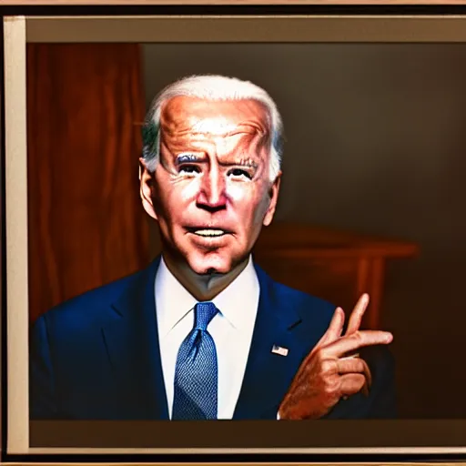 Prompt: joe biden, scared, in the backrooms, real life, photorealistic, 3 5 mm f 2