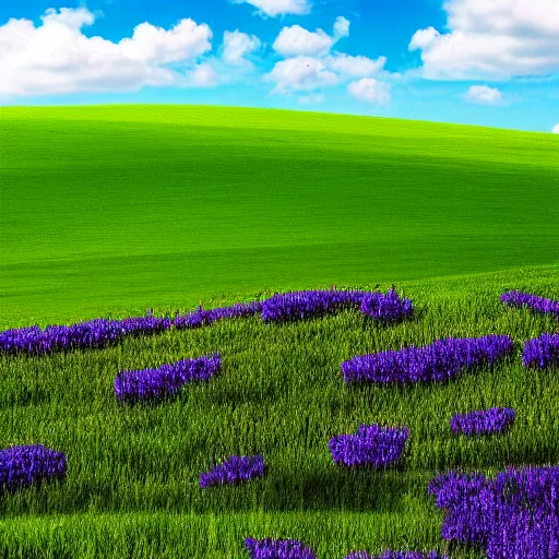 Prompt: windows xp background in hell