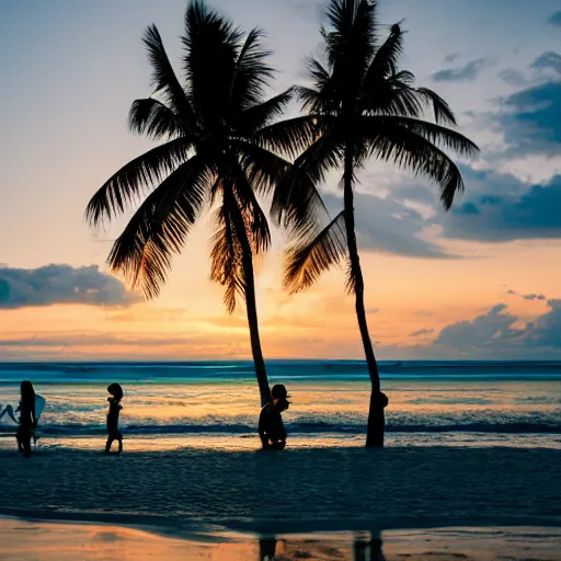 Image similar to boracay beach in the golden hour, XF IQ4, 150MP, 50mm, F1.4, ISO 200, 1/160s, natural light, Adobe Photoshop, Adobe Lightroom, photolab, Affinity Photo, PhotoDirector 365