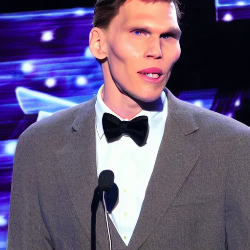 Prompt: jerma985 in america's got talent