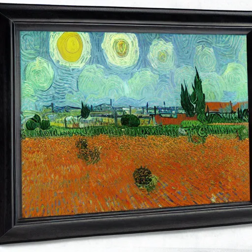 Prompt: sunny day by Vincent van Gogh