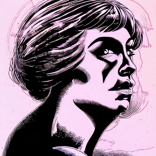 Image similar to portrait of a woman by Philippe Caza