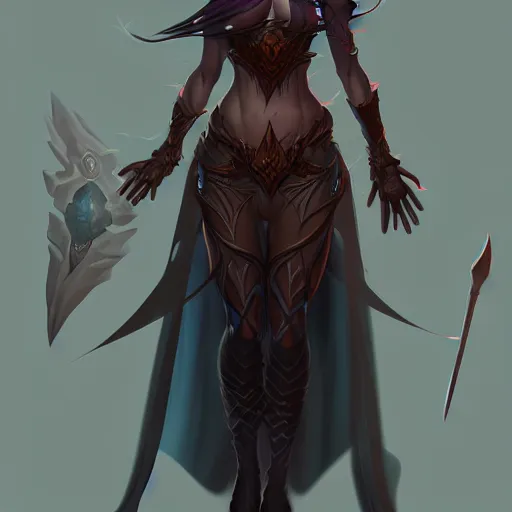 Prompt: dark sorceress full body view, highly detailed, zeronis style, artstation, soft light, illustration, character design, concept art, correct anatomy