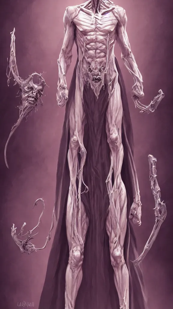 Image similar to plastination wizard, realistic, wearing robes, full body, standing in crypts, artgerm, artstation