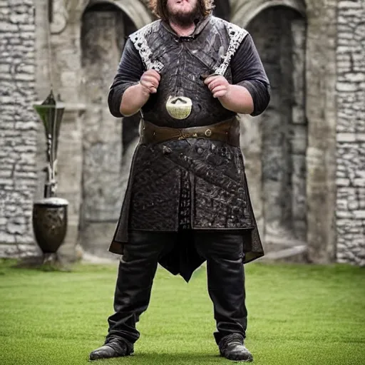 Prompt: darts player michael smith in game of thrones