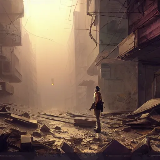 Image similar to highly detailed macro shot of a walky - talky in rubble in gta v, in a hallway, stephen bliss, unreal engine, fantasy art by greg rutkowski, loish, rhads, ferdinand knab, makoto shinkai and lois van baarle, ilya kuvshinov, rossdraws, tom bagshaw, global illumination, detailed and intricate environment