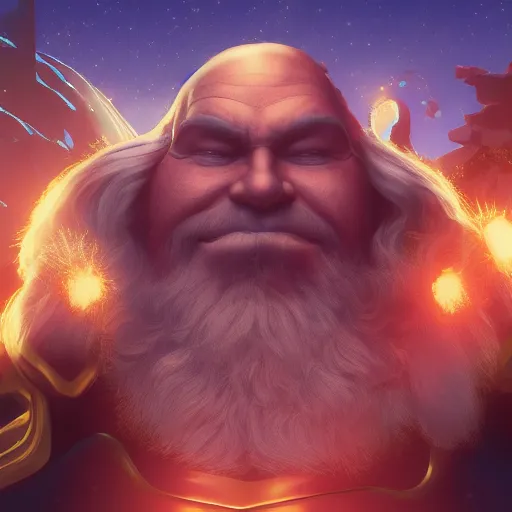 Prompt: Santa Claus is Thanos, hyperdetailed, artstation, cgsociety, 8k