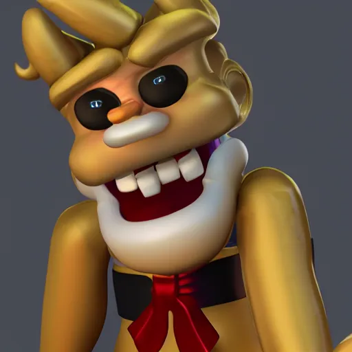 Prompt: a highly detailed photographic render of donald trump in Five Night's at Freddy's, octane 3d render