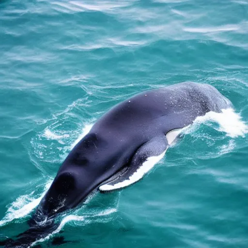 Image similar to a a photo of a cachalot whale spermwhale