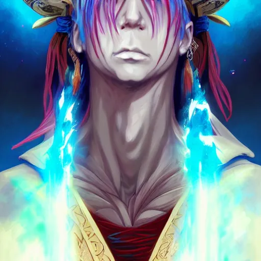 Prompt: anime portrait of Yor Forger as a shaman yedi using dark force to eliminate trump as an anime antagonist by Stanley Artgerm Lau, WLOP, Rossdraws, James Jean, Andrei Riabovitchev, Marc Simonetti, and Sakimichan, trending on artstation