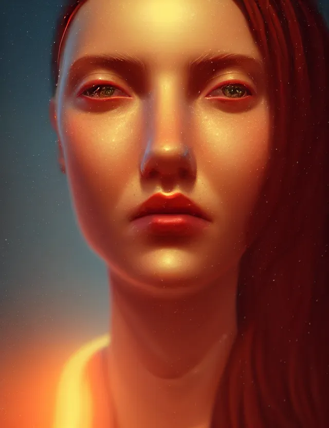 Image similar to blurred background. close-up portrait of a goddess in crown, by Aykut Aydogdu and Barclay Shaw and Alena Aenami, Atey Ghailan, octane render, unreal engine, cinematic counter light, high detail, octane render, 4k