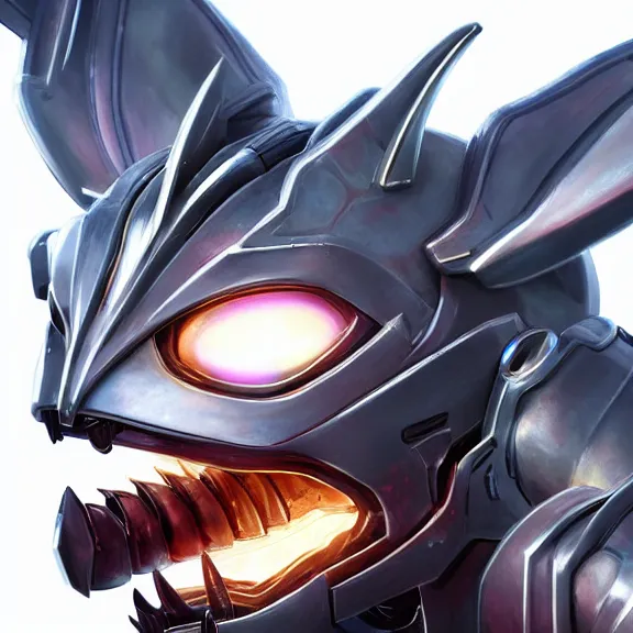 Image similar to close up headshot of a cute beautiful stunning anthropomorphic female robot dragon, with sleek silver metal armor, glowing OLED visor, facing the camera, high quality maw open and about to eat you, food pov, the open maw being detailed and soft and warm looking, highly detailed digital art, furry art, anthro art, sci fi, warframe art, destiny art, high quality, 3D realistic, dragon mawshot, maw art, furry mawshot, macro art, dragon art, Furaffinity, Deviantart Eka's Portal