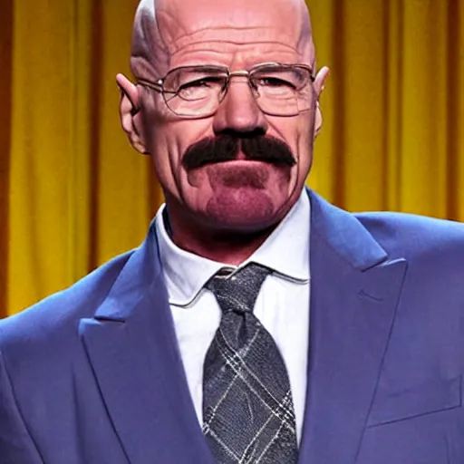 Image similar to walter white as steve harvey