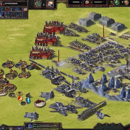 Prompt: rts game of second american civil war 2 0 2 2