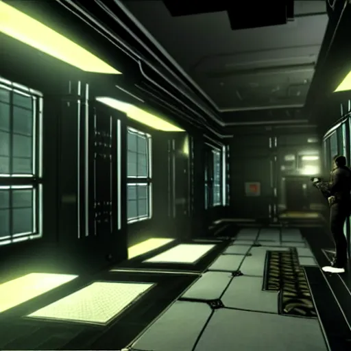 Image similar to Adam Jensen's appartment from the Game