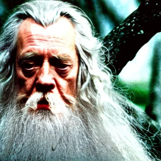 Image similar to A Still of Patrick McGoohan as Gandalf in The Lord of the Rings (2001)