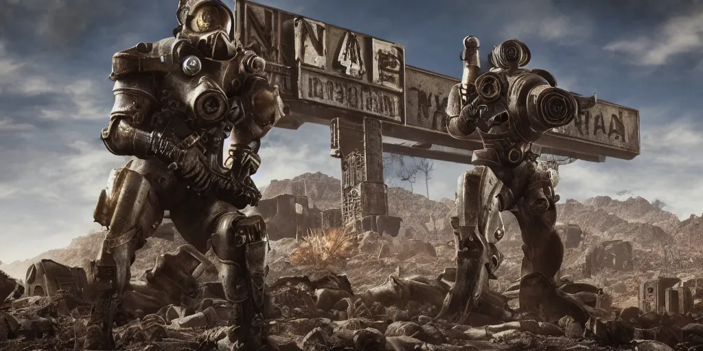 Image similar to fallout new vegas remake, realistic 4 k octane beautifully detailed render, 4 k post - processing, highly detailed, intricate complexity, epic composition, magical atmosphere, cinematic lighting, masterpiece, ultra hd