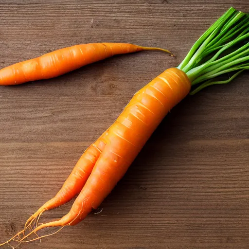 Image similar to high quality presentation photo of a golden carrot, photography 4k, f1.8 anamorphic, bokeh, 4k, Canon, Nikon