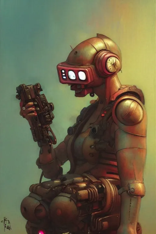 Image similar to cyberpunk peppa pig, character design, painting by gaston bussiere, katsuya terada, frank frazetta, tom of finland, trending on artstation