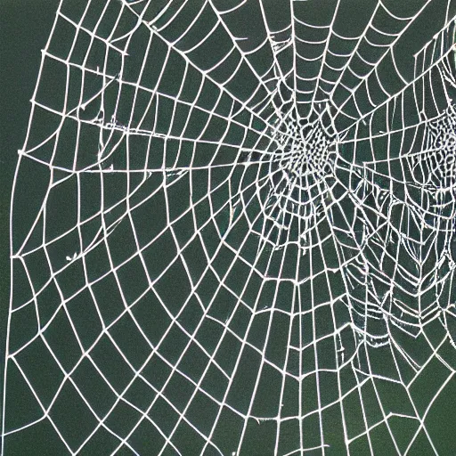 Prompt: robert wyatt weaving his spider web, highly detailed, 4 k