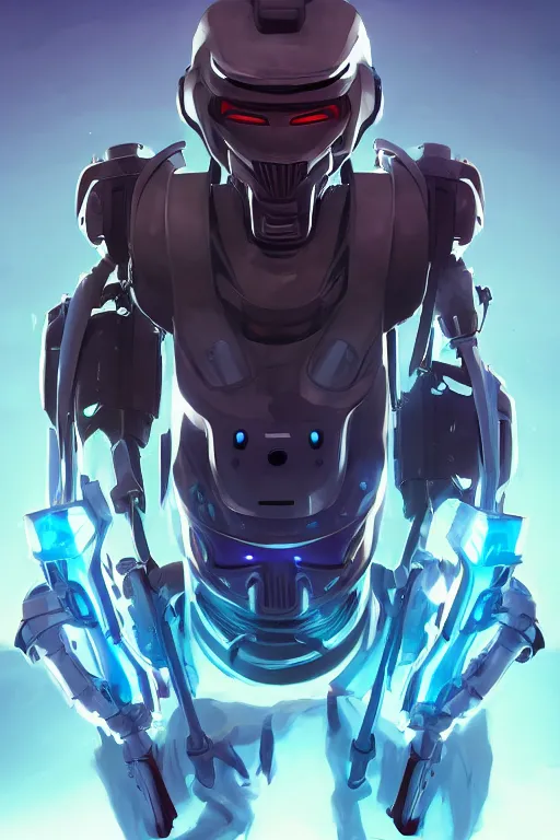 Image similar to epic mask helmet robot ninja portrait stylized as fornite style game design fanart by concept artist gervasio canda, behance hd by jesper ejsing, by rhads, makoto shinkai and lois van baarle, ilya kuvshinov, rossdraws global illumination radiating a glowing aura global illumination ray tracing hdr render in unreal engine 5