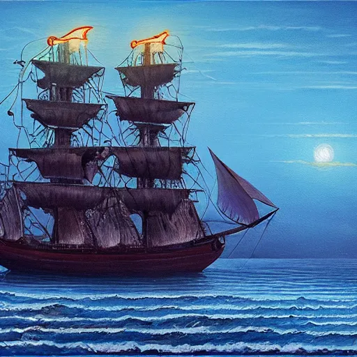 beautiful ship paintings