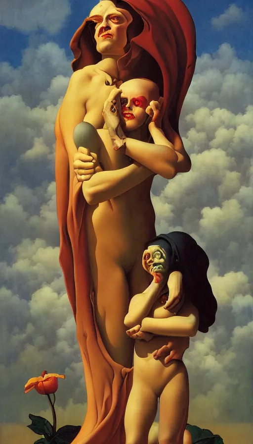 Image similar to life and death mixing together, by thomas blackshear