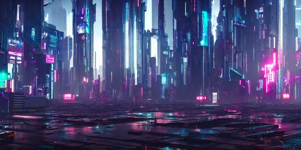 Image similar to cyberpunk city, 4 k resolution, ultra detailed, wallpaper, trending on artstation ， octane render