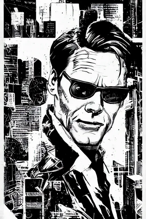 jim carrey in the matrix, a page from cyberpunk 2 0 2 | Stable ...