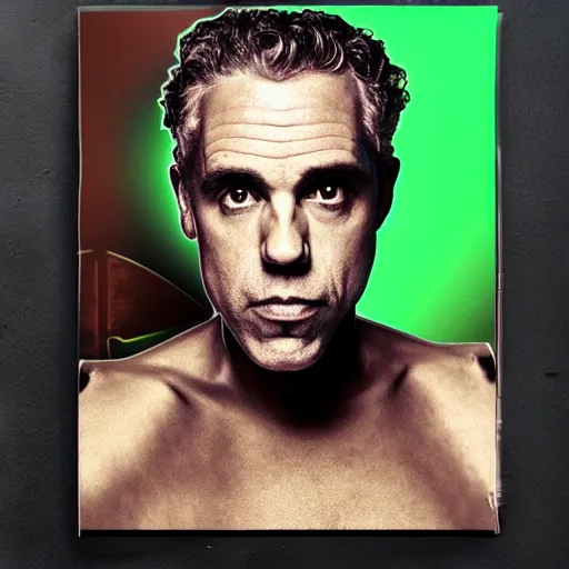 Prompt: Jordan Peterson as leia slave making out with joe rogan, photorealistic, portrait, metal bikini, 4k