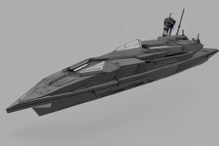 futuristic ship