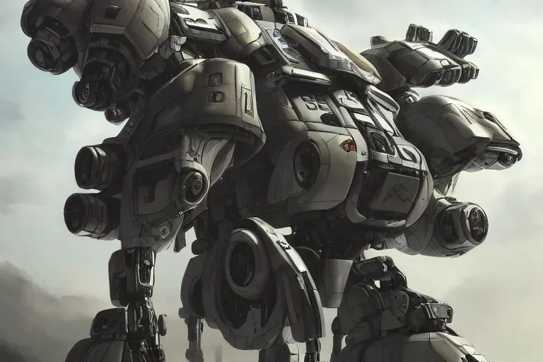 Prompt: military mecha, futuristic, by jon aaron kambeitz, katsuhiro otomo, heng z, concept art, insanely detailed, raytracing, octane, unreal engine, trending on artstation