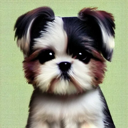 Prompt: Chibi Anime Shih Tzu