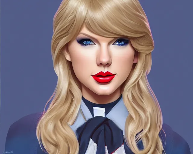 Image similar to portrait of taylor swift cosplay as joe biden, artgerm, extremely detailed, 8 k resolution