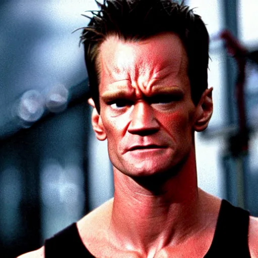 Image similar to neil patrick harris as the terminator