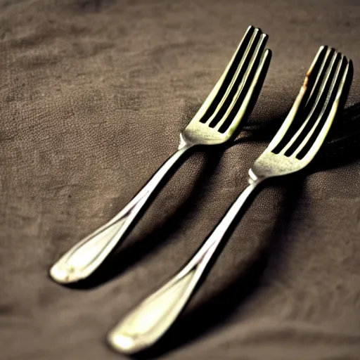 Prompt: vintage fork,